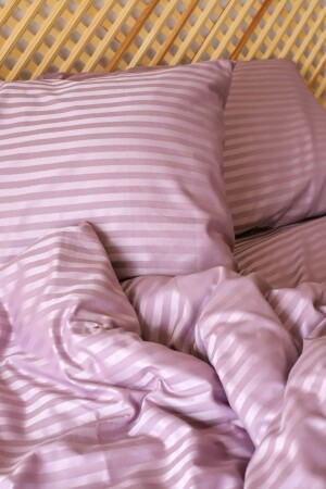 MNZ-5 نجم الفندق الفاخرة نوع الملك الحجم المشرق القطن الساتين غطاء غطاء مجموعة 180x200 صبغات الصفحة - Tekstil Home