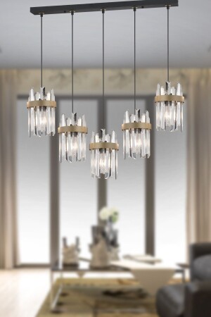 MNZ-5 صف أسود قديم الكريستال الحجر الممر الحديث غرفة النوم غرفة المعيشة كريستال الشنابل 3944-05S-BL - Apliqa