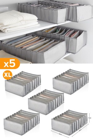 MNZ-5 قطع 8 شقة خضراء المزج المزج منظمة Xlarge - Serstil