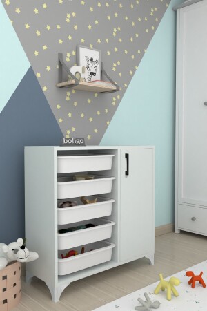 MNZ-5 سلة الحجرة الحجرة متعددة الأغراض الحجرة الألعاب الحجرة كايرا أبيض Bfg-Oyun-Dlp-5 - Bofigo