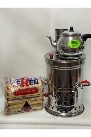 MNZ-5 الملازم لوكس ساموفار أنبوب بلا خيوط مع الخشب والفحم CEREN20 - Zarifiş