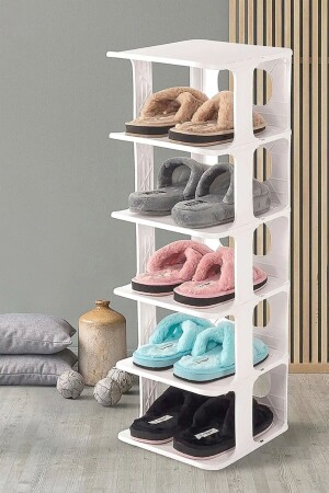 MNZ-5 مُنظّم رف الأحذية الزخرفية المُعدّل المنظّم الأحذية المُنحَلّة - Lagabya