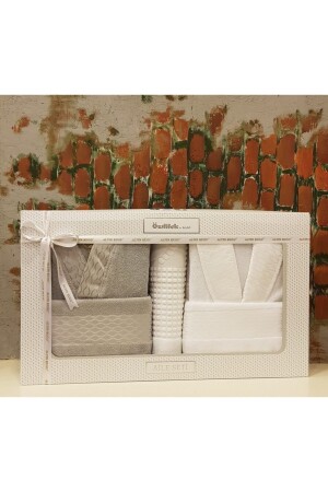 MNZ-5 قطعة ملابس حمام مجموعة أبيض - Özdilek