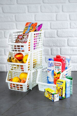 MNZ-5- Piece Multi-Purpose Layer Snap Organizer - مميزة في الخزانة تحت الغسالة الغسالة الغسالة المطبخ - Ecolux