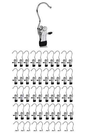 MNZ-50 قطع معدنية كروم مطلية السترة شنق شال شنق متعددة الأغراض شنق - Manken İstanbul