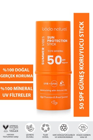 MNZ-50 SPF تعويض واقي الشمس مع تصفية معدنية 100٪ - Bade Natural