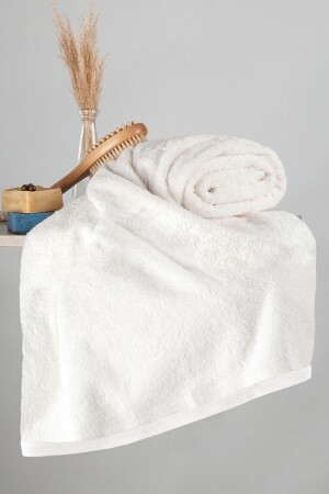 MNZ-500gr منشفة بامبو 90 X 150 حمام جسم منشفة كريم لون BG-HA-R-00223-100150 - Nazik Home