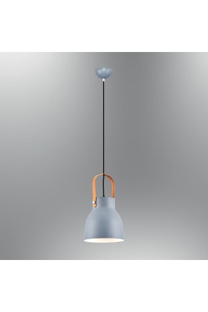 MNZ-5025m-1a،16 حجم كبير متوسط لمبعة معلق واحدة شمعة رمادية 5025M-1A،16 - Özcan Aydınlatma