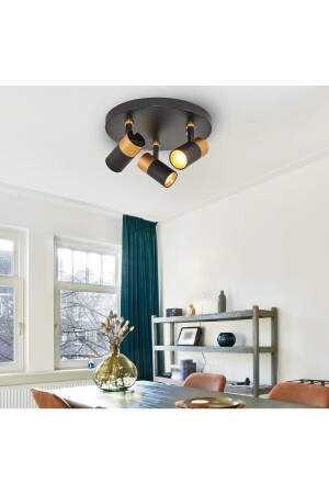 MNZ-5043-3y-19 3 قطعة طلاء الشنابل البقع الأسود 5043-3Y-19 - Özcan Aydınlatma