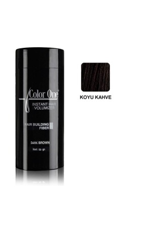 MNZ-50g. مسحوق شعر بني مظلم لا يحتوي على صبغة عضوية موضعية لا تتلوث - Color One Hair Powder