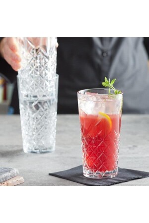 MNZ-520045 زجاج مشروب شرب خفيف لا يتجاوز الوقت 6 طلاء 360 سي سي PKT-100520045 - Paşabahçe