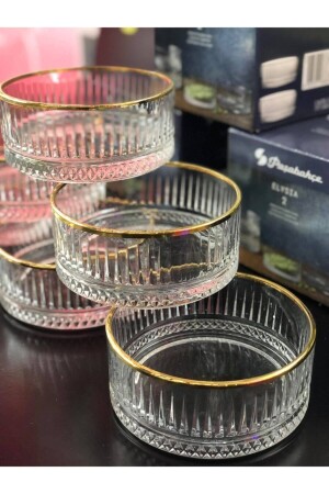 MNZ-530042 الذهب اليسيا خزنة خفيفة - 510cc - 6 قطع 6goldelysia - Paşabahçe