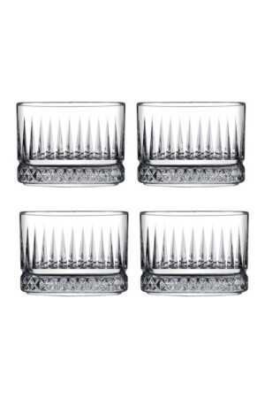 MNZ-530138 إيليسيا مربع خزنة العشاء - كأس - وجبة الإفطار - كأس الحساء 235cc - 4 قطع - Paşabahçe