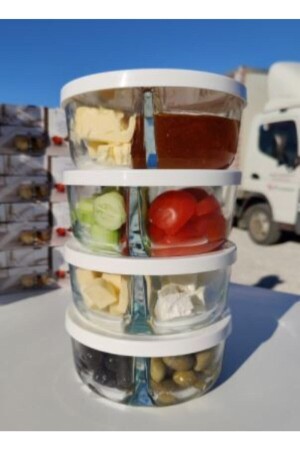 MNZ-530683 قطبي اثنين قسم صبغ تخزين حاوية 4 قطع Fma504752 SRY-PB001038 - Paşabahçe