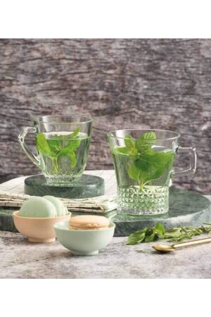 MNZ-55703 كوب شاي قهوة معكم بالكوارتز 250 كوب -6 قطع - Paşabahçe