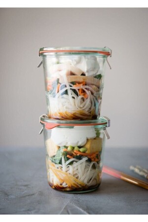 MNZ-580 مل مجموعة العفن (2 قطع) Wcktop Weck 580 مل مجموعة العفن 2 - Weck