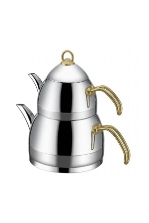 MNZ-5805 فستا حجم العائلة كوب الشاي الذهب 2020ST000000557 - Taç