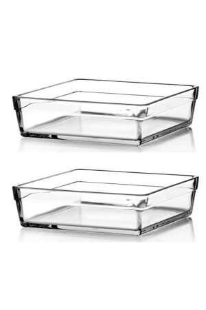 MNZ-59304 بوركام Premium مربع الخبز لاستعمال 2400cc - 2 قطع Fma99929 PP59304-2 - Paşabahçe