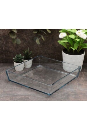 MNZ-59314 Premium Pyrex Square Tray EVİDEASRN011 - Paşabahçe