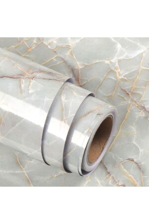 MNZ-5mt X 60 سم طاولة مرمري مع نمط المكتب المطبخ مضاد للماء للكلويات الملصقة الملصقة الأبيض - Genel Markalar