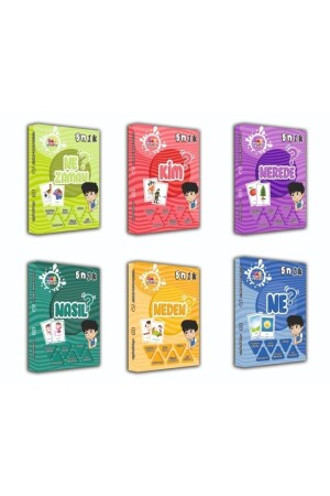 MNZ-5n1k مجموعة الأسئلة والإجابات (6 صناديق) ES1001 - Dağ Yayıncılık