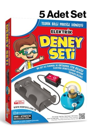 MNZ-5Pcs تجربة كهربائية مجموعة حلقة كهربائية بسيطة مجموعة تعليم الأعمال للمدارس الابتدائية JO9752-5 - Jet Online