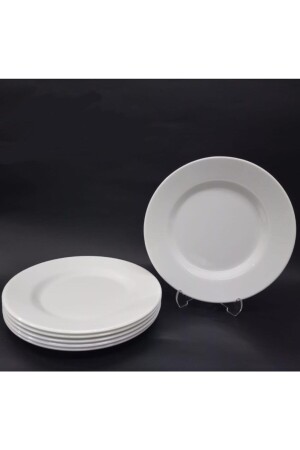 MNZ-6 قطع ملامين أبيض لوحة كبيرة لخدمة 26 سم لوحة ضئيلة بأسعار معقولة لوحة عمالة الخيول للاستخدام اليومي es-2021-11-03-03 - abnturk