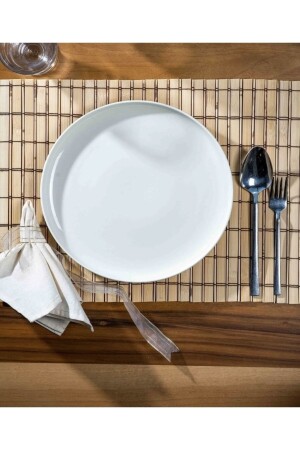 MNZ-6-قطعة طبق خدمة 27 سم، 6 قطع طقم فطور، طقم Fenomen، 6 طبق - Sillage Home