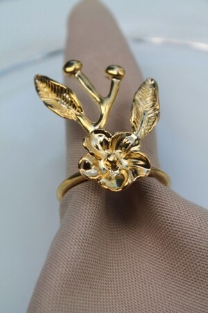 MNZ-6 قطع الذهب اليابانية وردة عصرية المعدن الخاتم الخاتم 3078 - Emtory Home