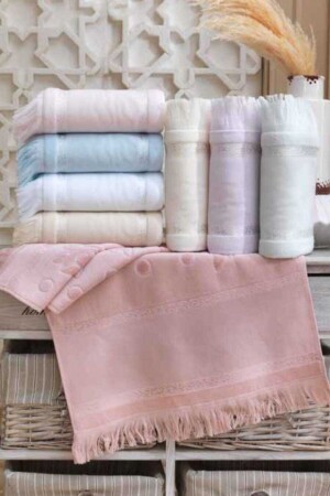 MNZ-6 قطع 30x50 إيتامين جاكارد مجموعة من المناشف المطبخ مع الأقمشة كنافيس الخياطة - Fiesta