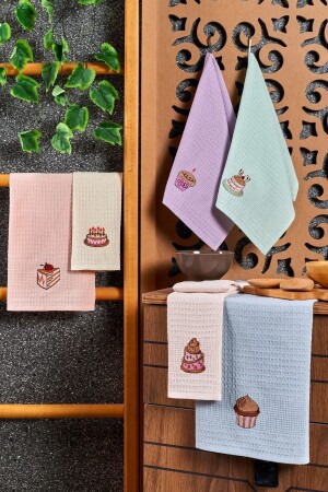 MNZ-6 قطعة مطبخ منشفة كعكة مجموعة 40x60 - Casnack