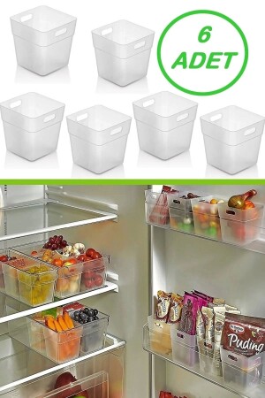 MNZ-6 قطع داخل مُنظّم الباب الثلاجة 6 قطع داخل مُنظّم الثلاجة ومُنظّم الحمام - Vigentino