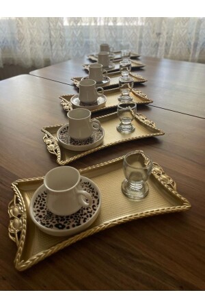 MNZ-6 قطع كوب خدمة القهوة (البلاستيك) 8888 - DECOOR MALL