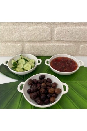 MNZ-6 قطعة مستديرة كأس الإفطار مع اثنين من الملاهي A-125 - Tekbir