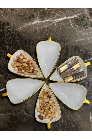 MNZ-6 قطع ذهبية زمن ورقة خفيفة صلصة كأس Altnçersos - MeGgDecor