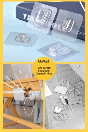 MNZ-6 قطع مزدوجة الجانبية الصمغات الصمغات المواد تصحيح المعلق الشفافية حبل - Arvale