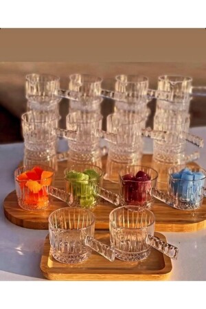 MNZ-6 قطع أكريليك المقبضات وعاء خفيفة - وعاء جام - وجبة الإفطار - وعاء العرض - وعاء الصوص وعاء العشرات - Lagabya