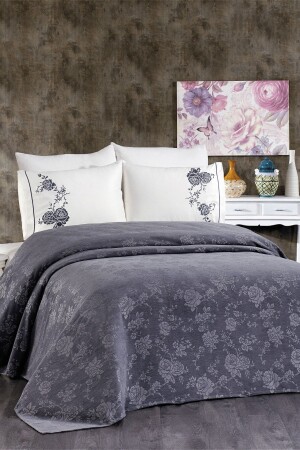 MNZ-6 قطعة القطن Chenille Pique مغطاة الربيع المزروعة مجموعة مزدوجة من الـ 