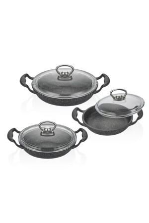 MNZ-6 قطعة غرانيت معدنية مع غطاء CKCSSHN0154 - COOKCASE
