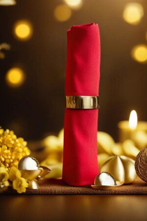 MNZ-6 قطع ذهبية حزام مرآة حلقة النابكين - حلقة النابكين - غطاء المطاط من النسيج - Emtory Home