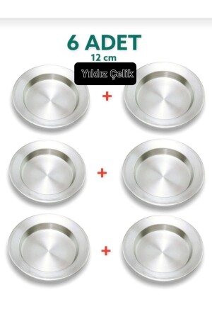 MNZ-6 قطع الألومنيوم Kunefe لوحة واحدة خدمة 12 سم قاعدة - Yıldız çelik