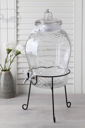 MNZ-6 Lt Glass Lemonade Water Dispenser أمومة شربت بول TW9178M - Perotti - Sefa