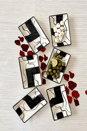 MNZ-6- Piece Breakfast Bowl 14x9cm شيمشيك إعداد الإفطار EVS-BREAKFAST-ŞİMŞEK-07 - ŞURAMUTFAK