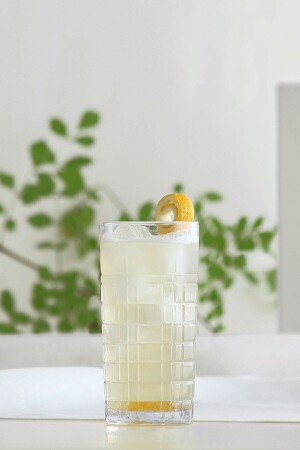 MNZ-6- Piece Cut Special Series كوكتيل وشرب مشروبات مشوية الكبيرة الحجم 6 قطع - Brt440 BRT440 - CAM DÜNYASI