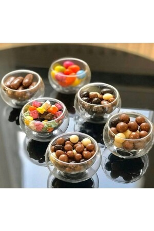 MNZ-6- Piece Double Walled Mini Sauce Bowl، دراجي، تركي ديليت، كأس خفيفة SF0709 - safestore