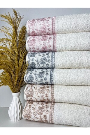 MNZ-6- Piece Guipure Dowry Box 50x90 منشفة يد ووجهه *GUIPURE*6*LI* - AYHANHOME