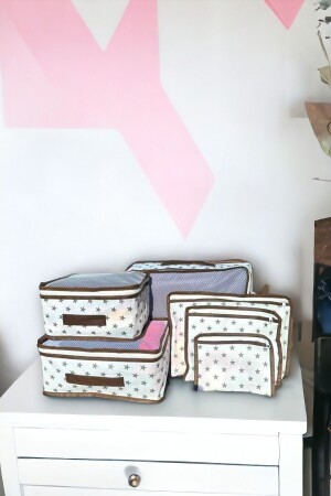 MNZ-6- Piece حقيبة منظمة حقيبة منظمة حقيبة مجموعة حقيبة السفر - Helen's Home