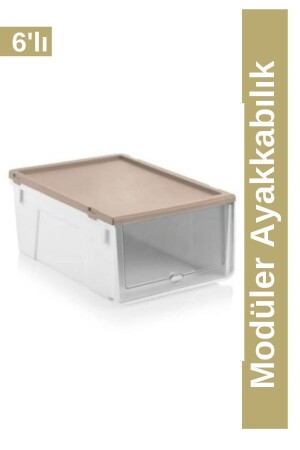 MNZ-6- Piece Modular Shoe Rack للرجال - Viyalente