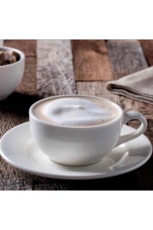 MNZ-6 Piece Rita Series كوب الشاي والصوص 250 سي سي سي - Bonna Porselen