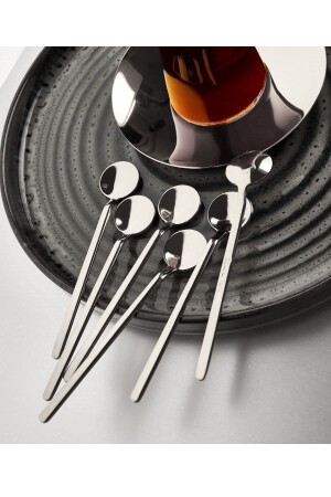 MNZ-6 قطع من الفولاذ المقاوم للصدأ ملعقة شاي PNK7354 - Pinkev